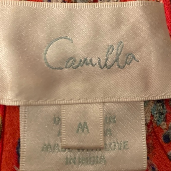 Camille T Back Chrystal beaded  SILK  tank - Picture 9 of 13